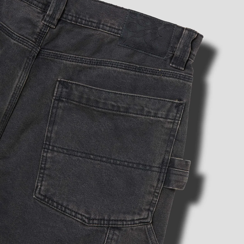 Vans Skate Utility Loose Shorts Black Denim