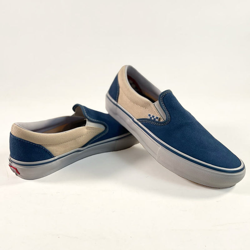 Vans slip on pro two tone navy Clearance