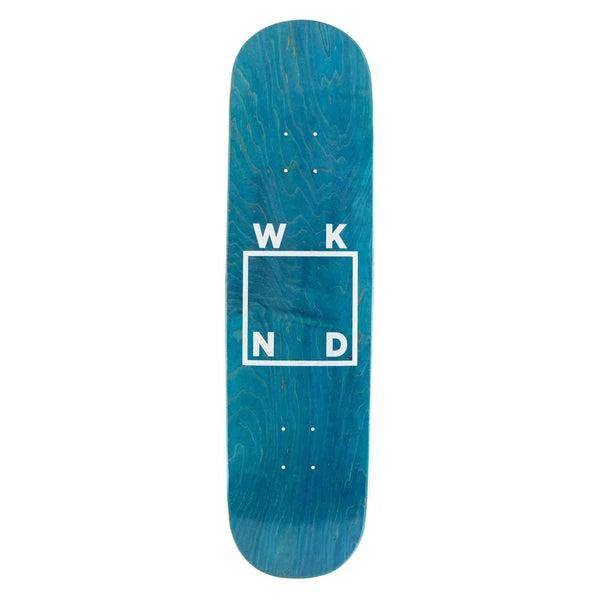 WKND Skateboards Glitter Logo Deck Assorted Wood Stain