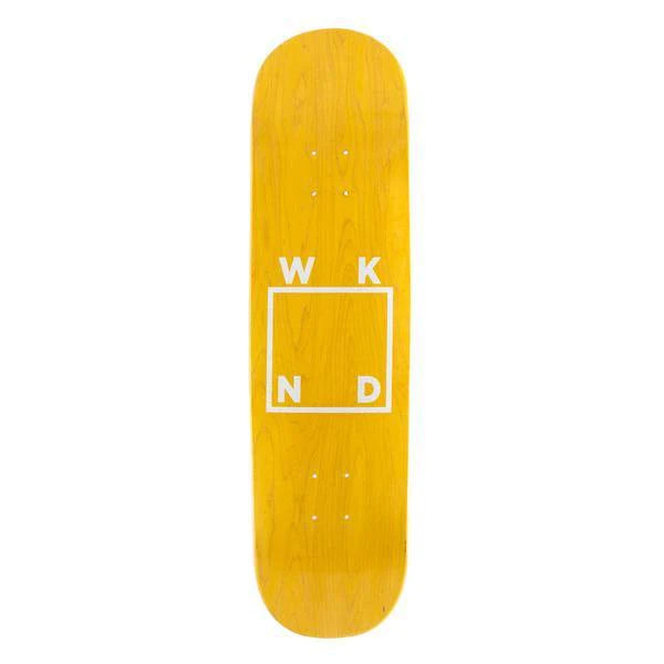 WKND Skateboards Glitter Logo Deck Assorted Wood Stain