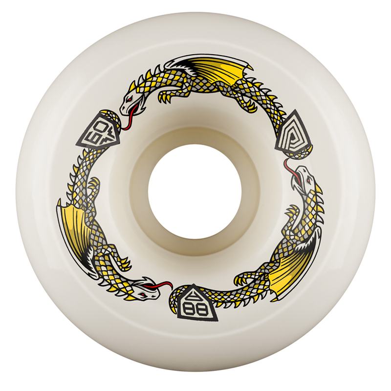 Powell Peralta Dragon Formula Skateboard Wheels 60mm x 40mm 88A 4pk