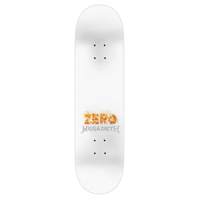 Zero x Megadeth Final Album Skateboard Deck - 8.25