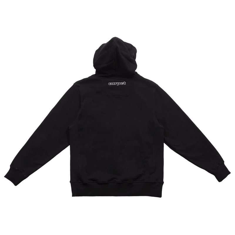Carpet Bizarro Rhinestone Zip-Up Black