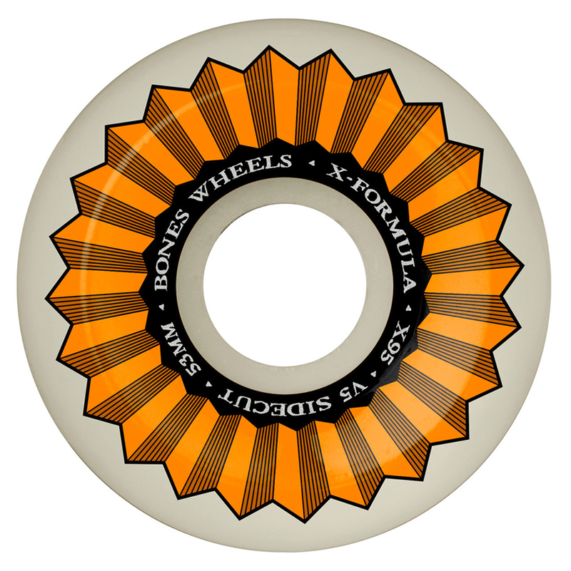 Bones Wheels X-Formula 53mm V5 Sidecut X95 Wheels 4pk | Embassy