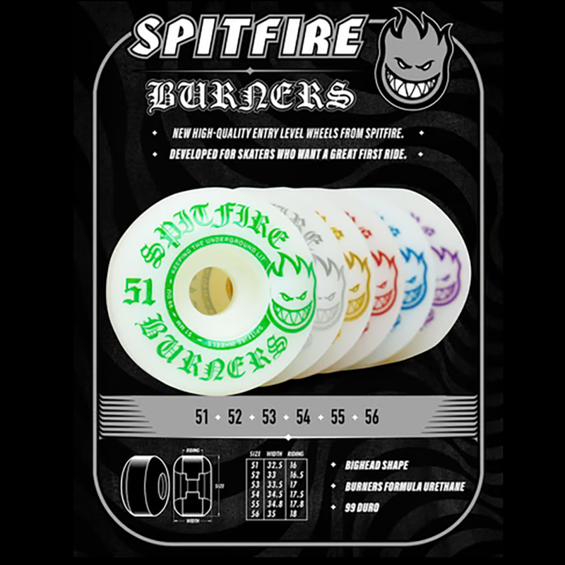 Spitfire 99du Burner White / Silver 52