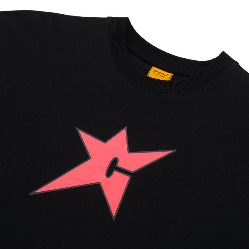 Carpet C-Star Logo Tee (Black)