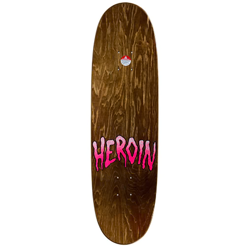 Heroin Team Mini Gold Egg Shaped Deck 8.38