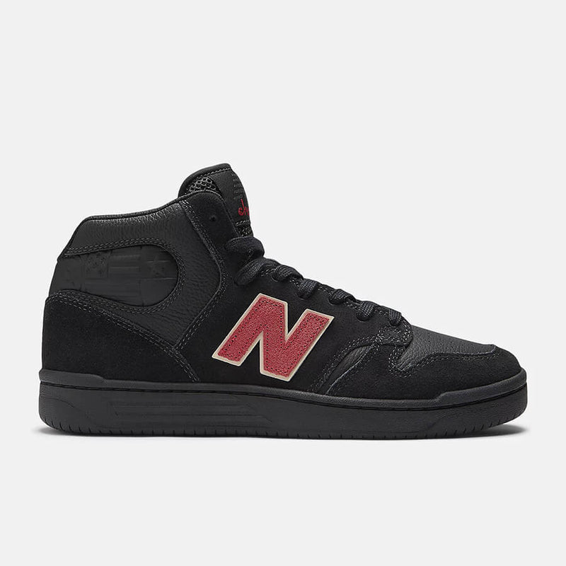 New Balance Numeric 480 High x Chocolate  (Black with Red)