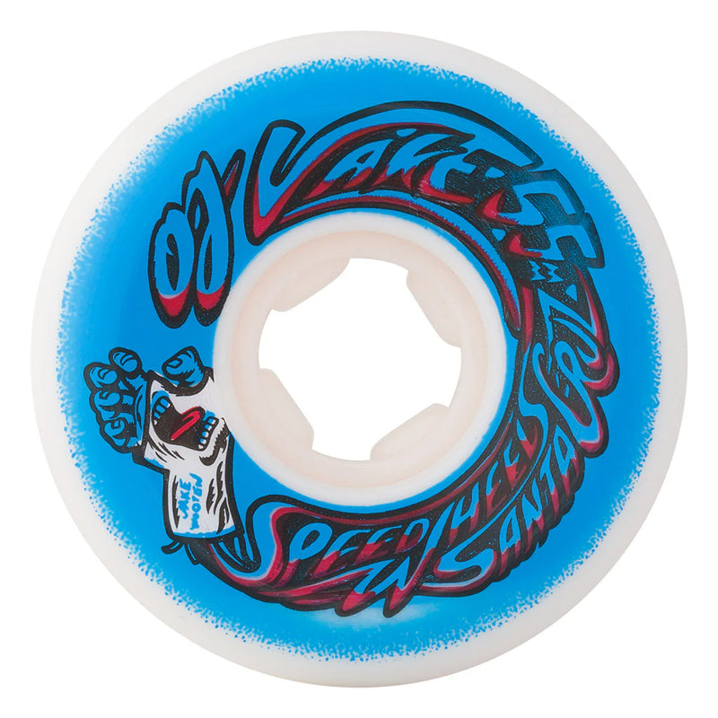 OJ WHEELS 55MM WOOTEN SCREAMING CAST ELITE WHITE BLUE HARDLINE 101A OJ WHEELS