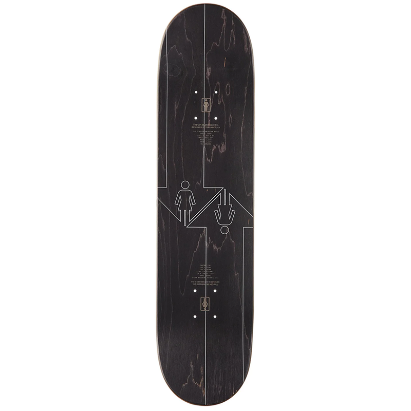 Girl Skateboards Mccrank Dual Directional Deck (8.5)