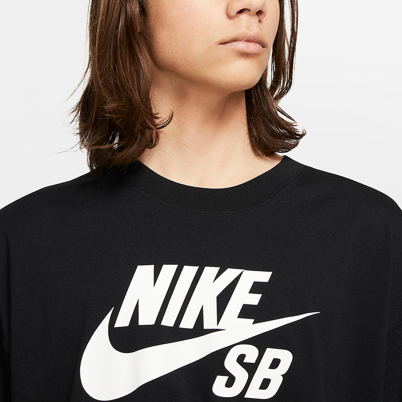 Nike SB Logo Skate T-Shirt (Black/White)