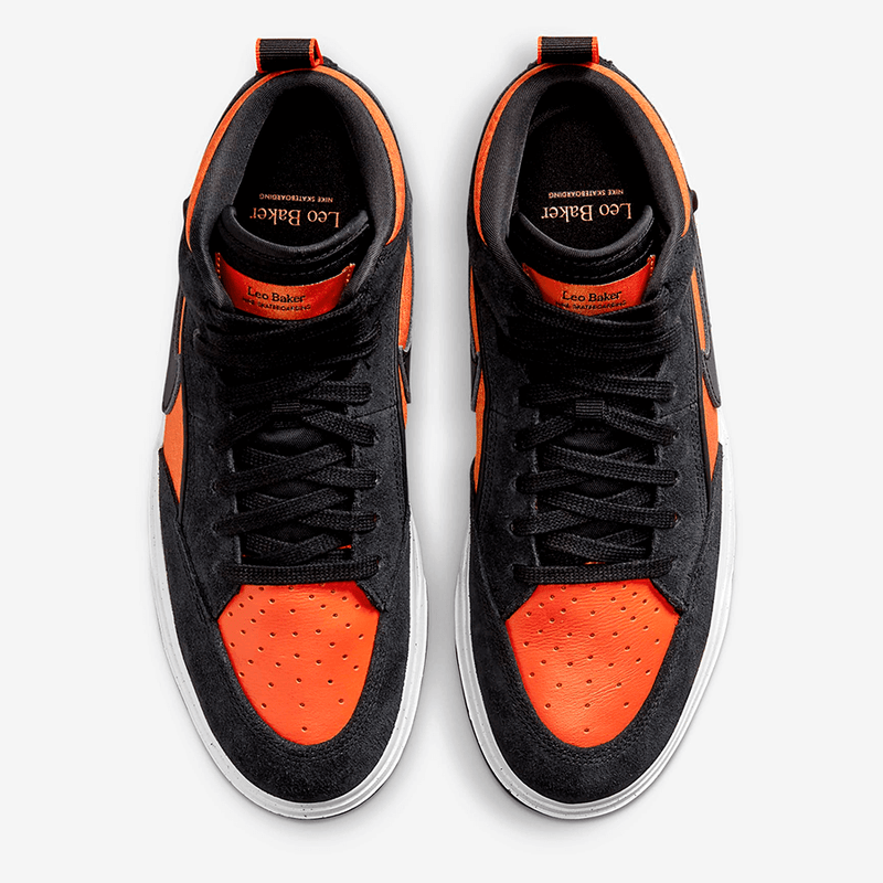 Nike SB React Leo Shoe (Black/Orange)