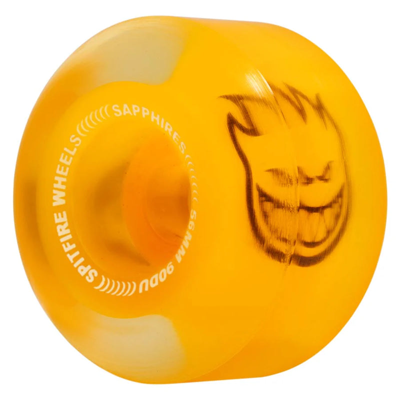 SPITFIRE 90DU SAPPHIRES CONICAL FULL NEON ORANGE 56MM