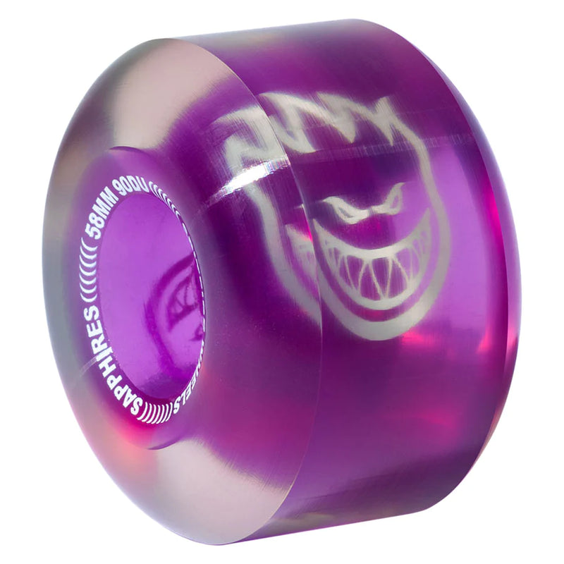 Spitfire 90d Sapphires Clear / Purple 58MM Wheels