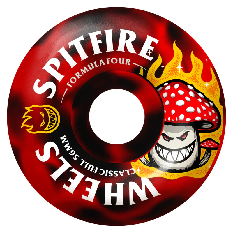 Red and Black Spitfire wheels 