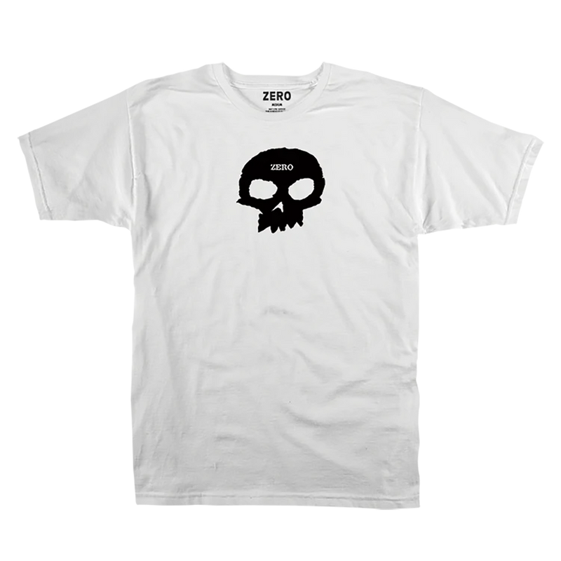 Zero Single Skull White Tee