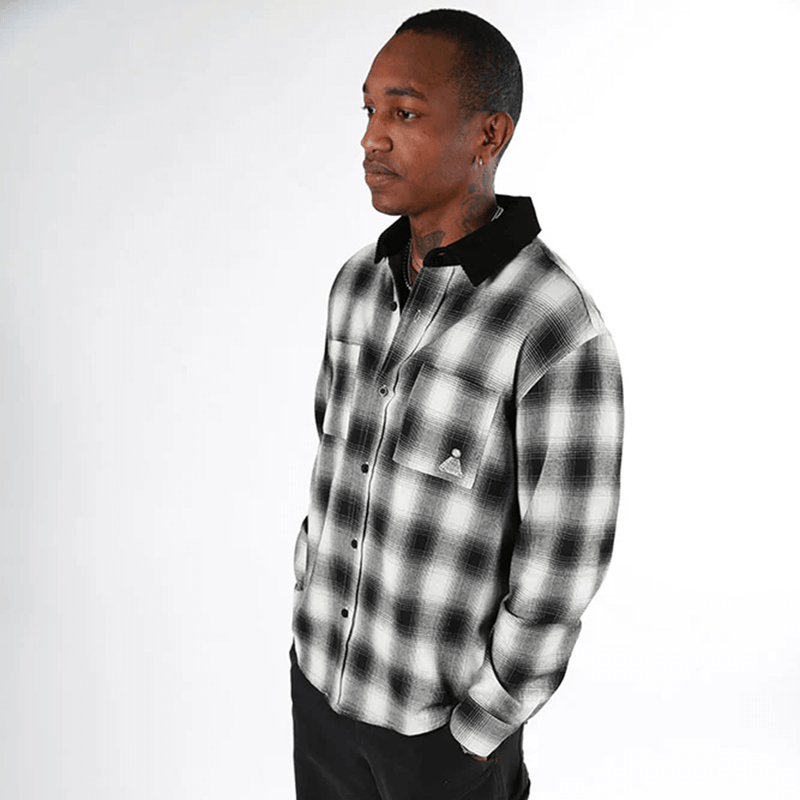 Theories Cascadia Cord Collar Flannel