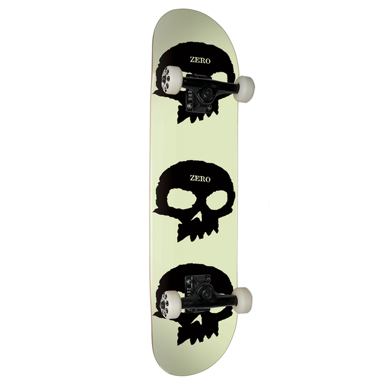 3 Skull Glow in the Dark Complete 8.0