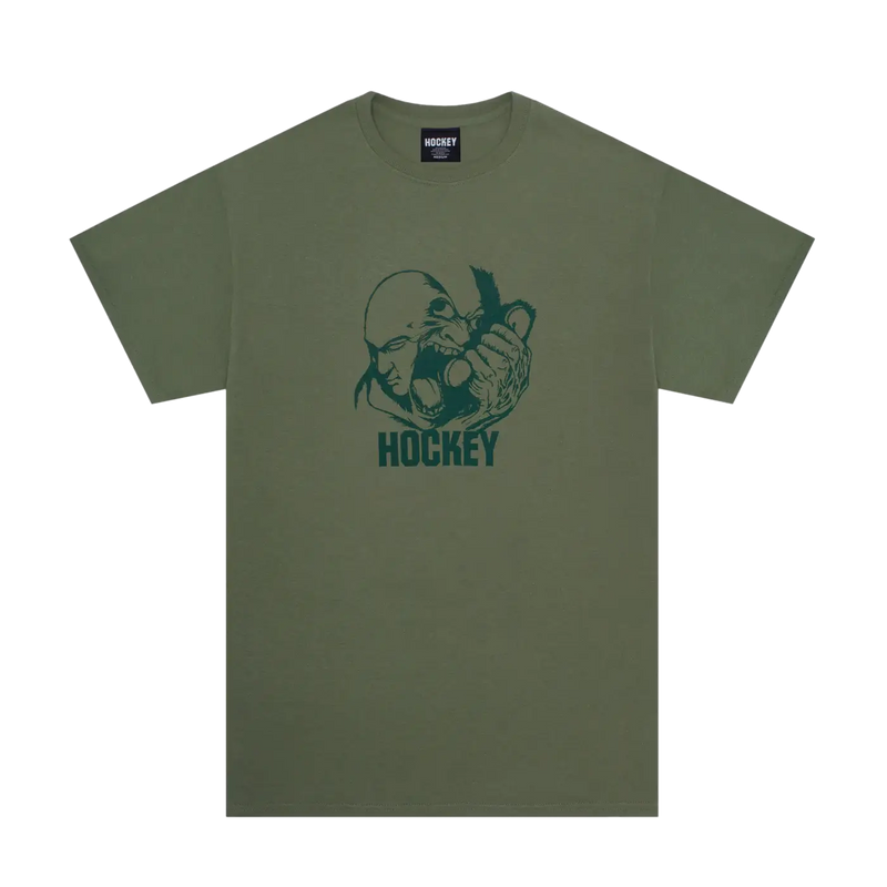 Please Hold Army Green Tee