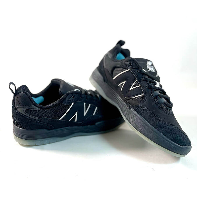 New Balance Numeric 808 Tiago Skate Shoes (Black/Black)
