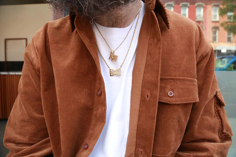 Winston Corduroy Utility Shirt Rum