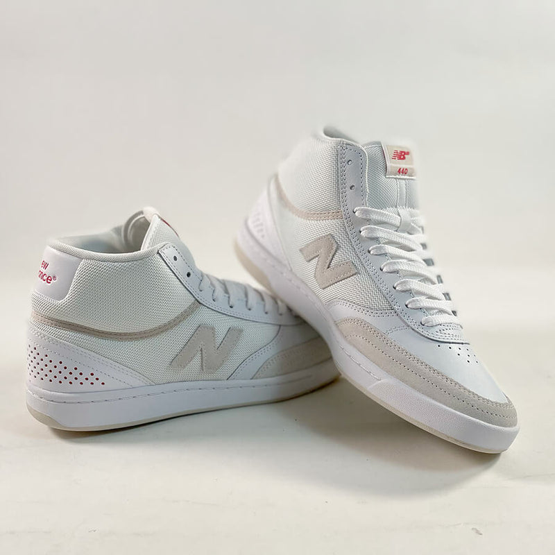NB Numeric 440 High (White with Red)