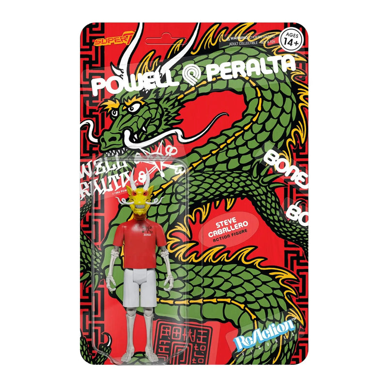 Powell-Peralta ReAction Figures Wave 1 Steve Caballero - Chinese Dragon