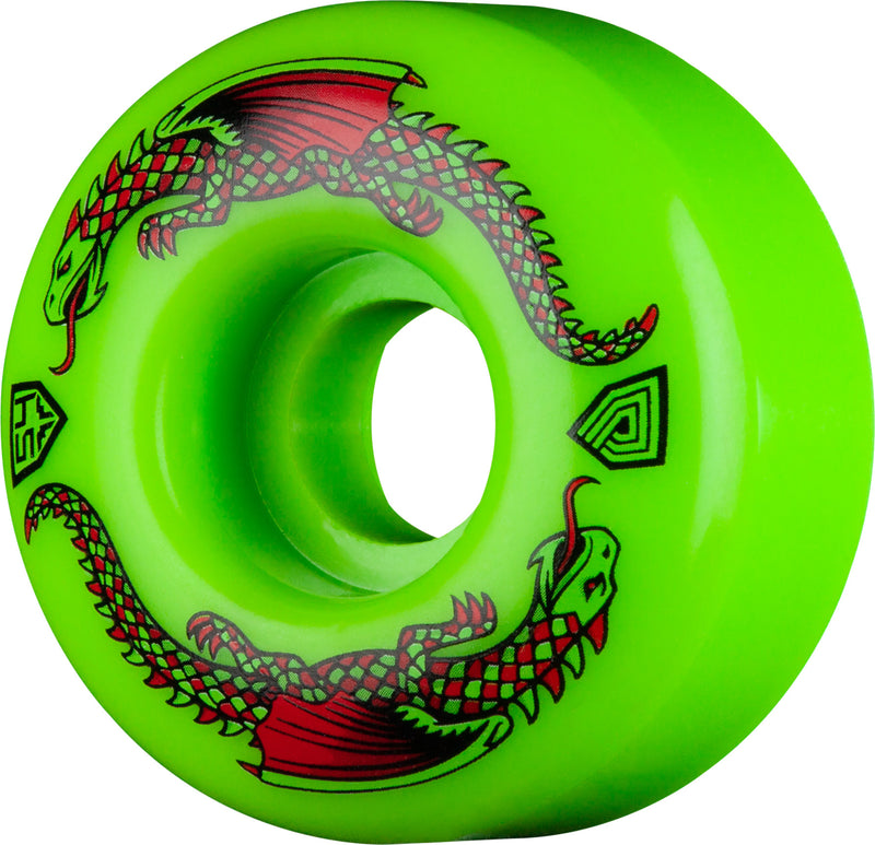 Powell Peralta Dragon Formula Skateboard Wheels 54mm  93A 4pk Green