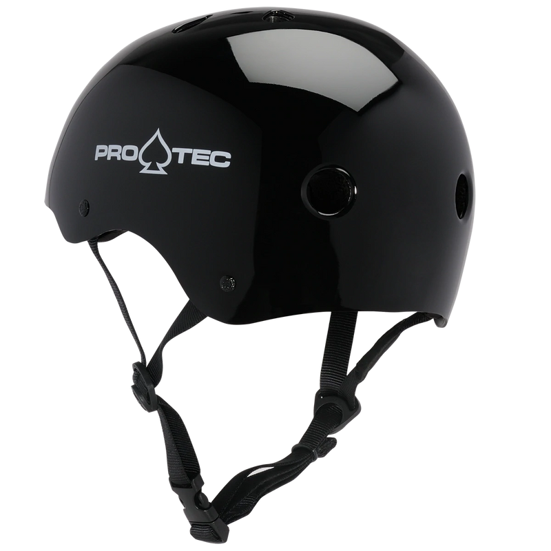 CLASSIC SKATE - GLOSS BLACK HELMET