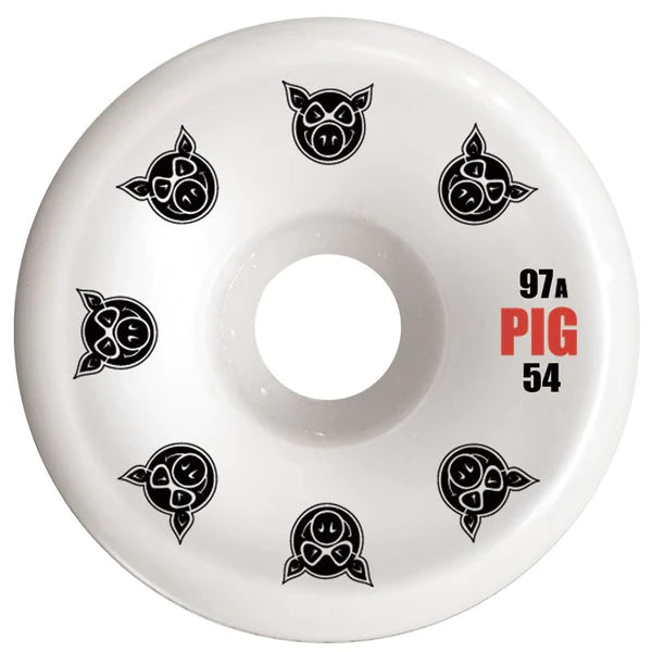 Pig Wheels 55mm C-Line Natural 97A White
