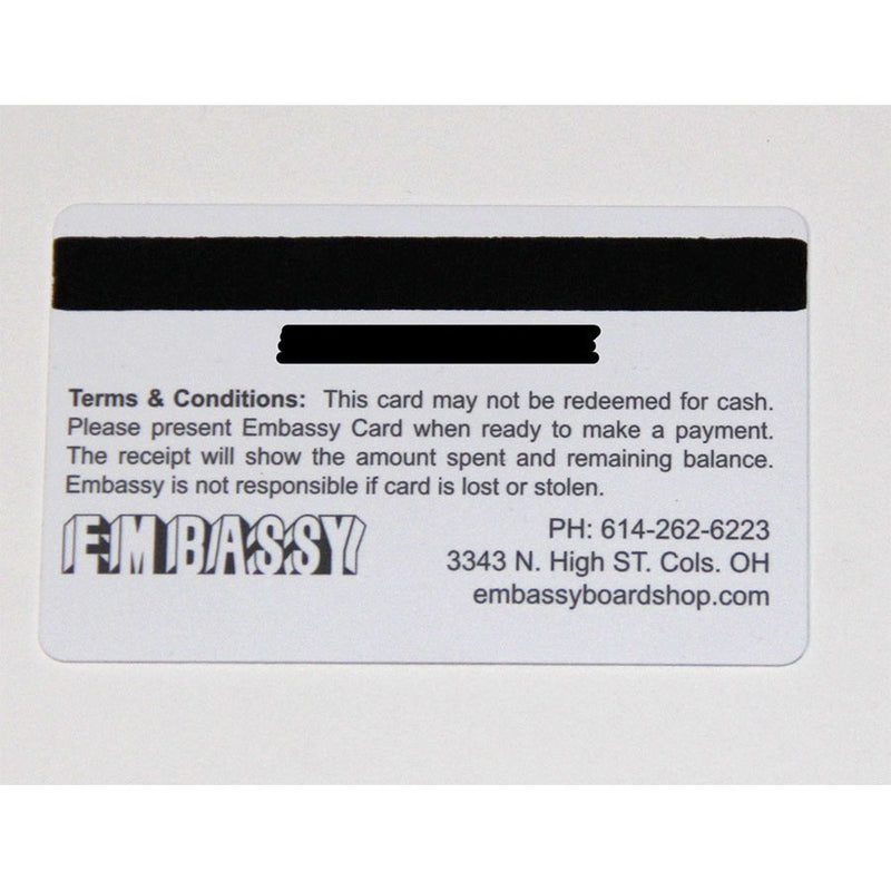Embassy Physical Gift Card