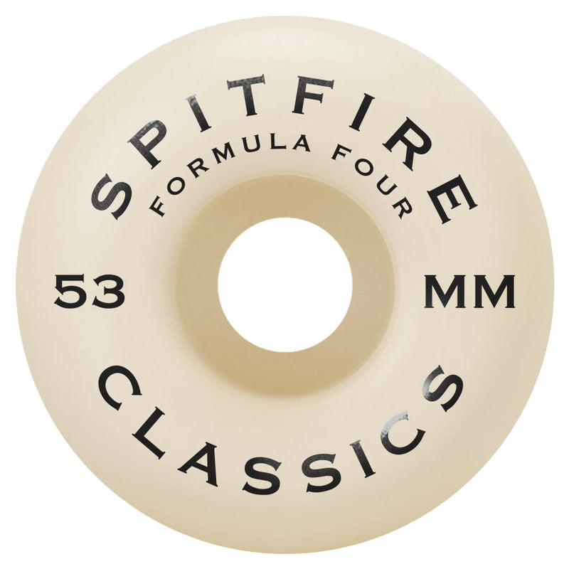 SPITFIRE F4 97 CLASSIC NATURAL 53MM WHEELS
