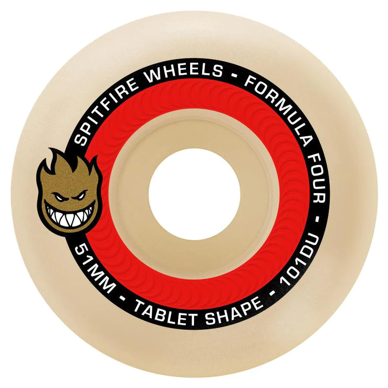 Spitfire Formula Four 101 Tablets Natural Wheels
