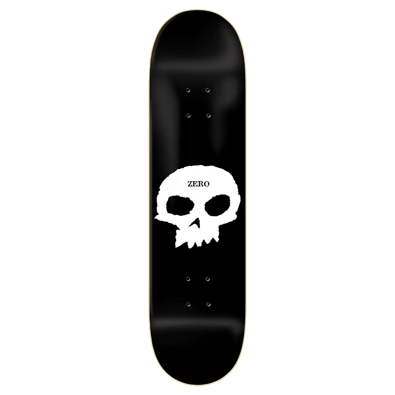Single Skull 8.25 Skateboard Deck